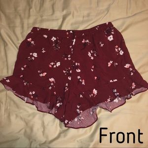 Ruffled Bottomed Shorts